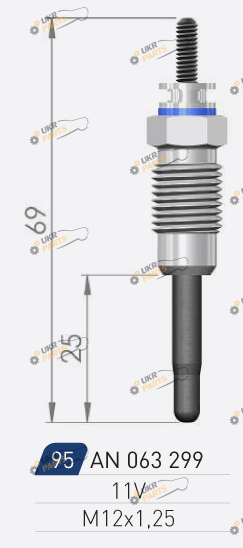 Свеча накаливания A-N PARTS 063 299
